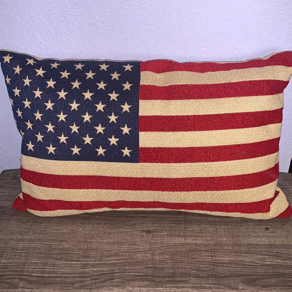 American Flag Pillow